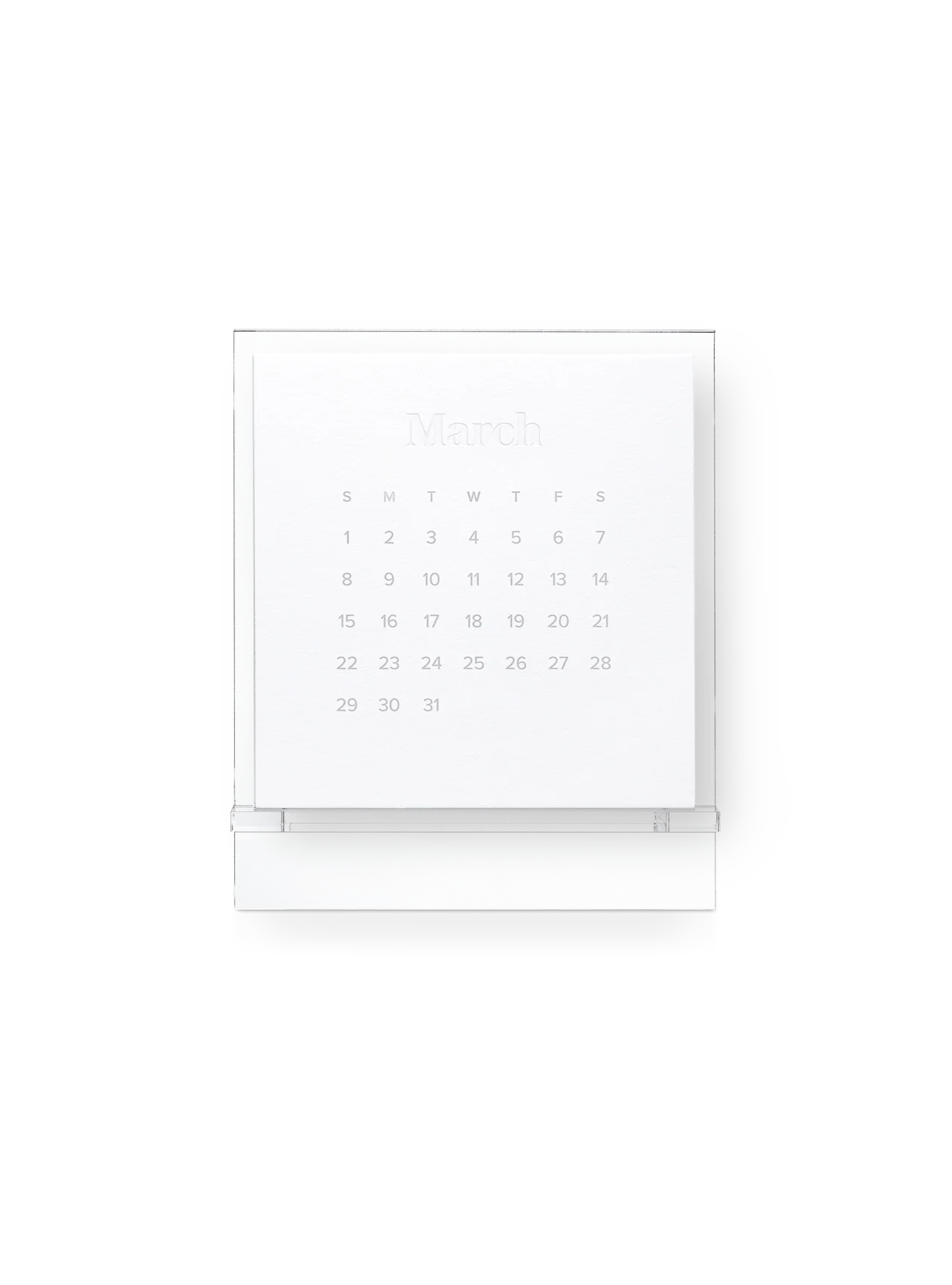 2026 Acrylic Desk Calendar - Image 3