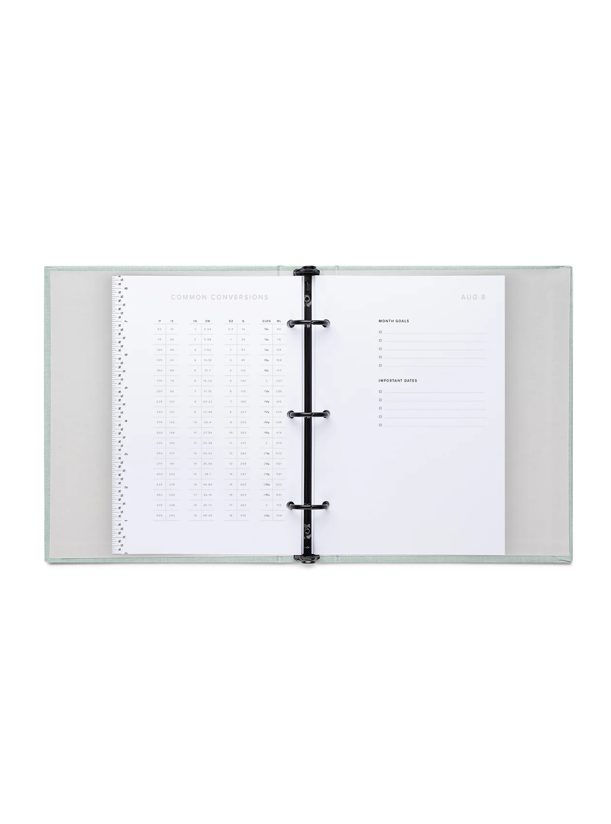 25-26 Compact Binder Planner Insert - Image 3